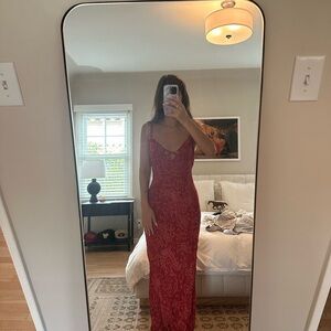 Free People Red Maxi Dress